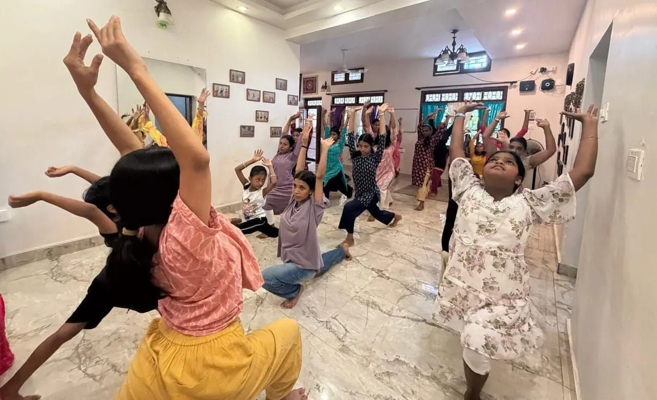 Bharatanatyam students learned to tell stories without words