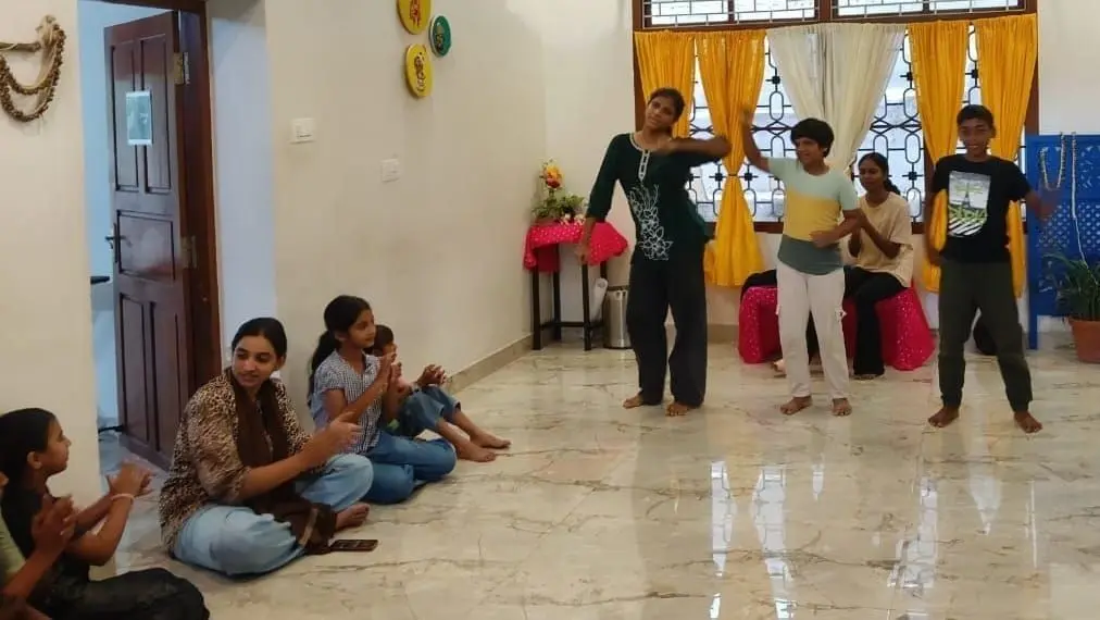 Role play taught the children to work as a group