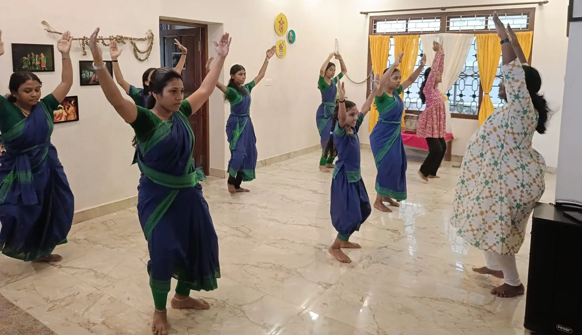 Dancers from different backgrounds practised together