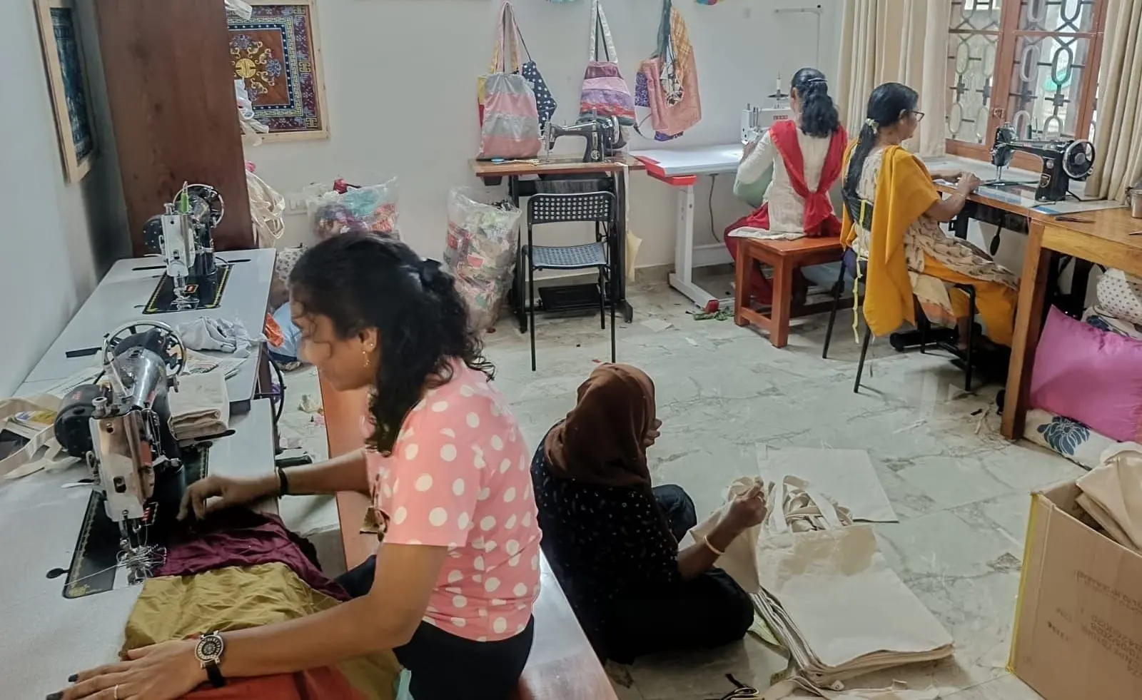 Growing numbers pushed the stitching team to plan a move