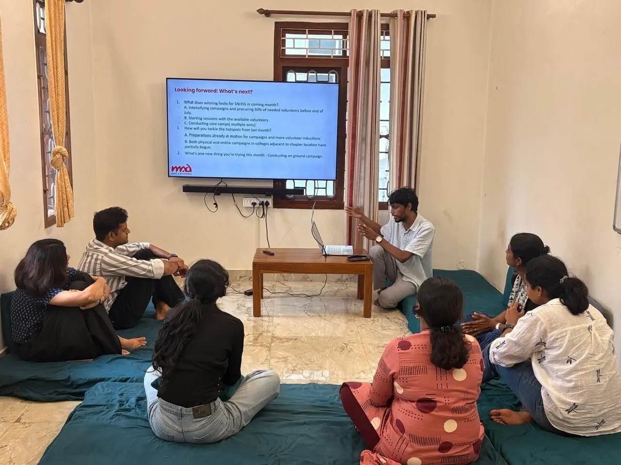 A group met here to plan its community work