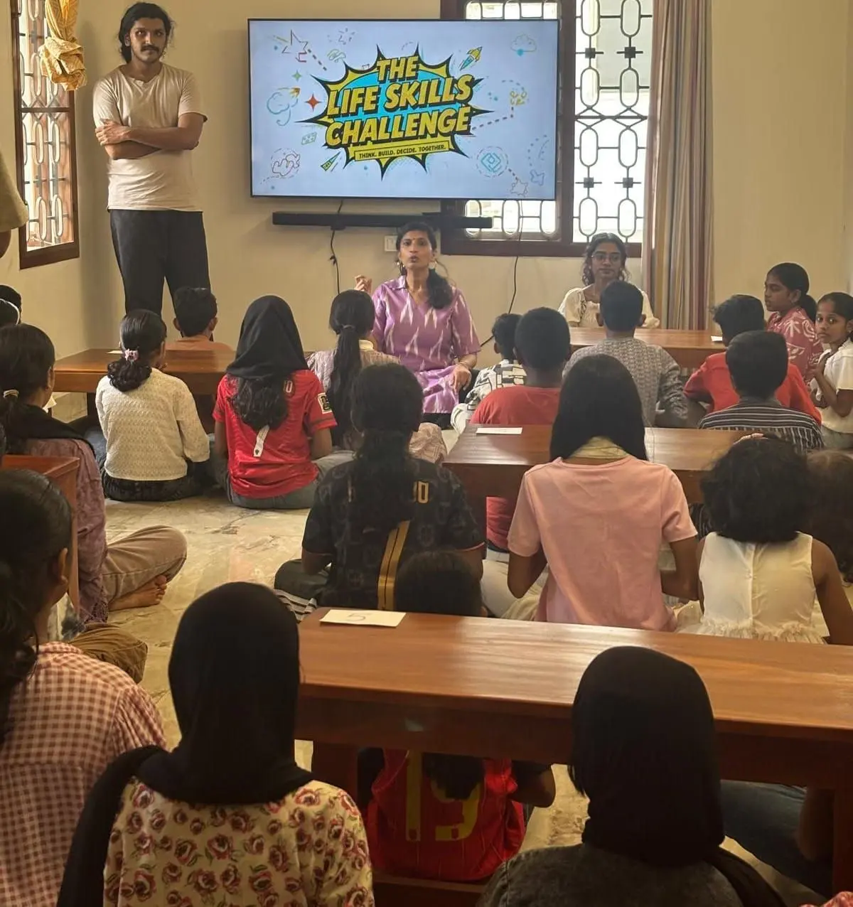 Each child took home a fruit seed to grow
