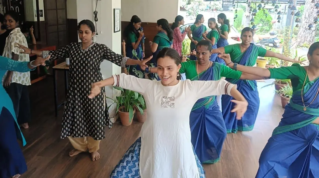 Another dance session spent on movement and expression