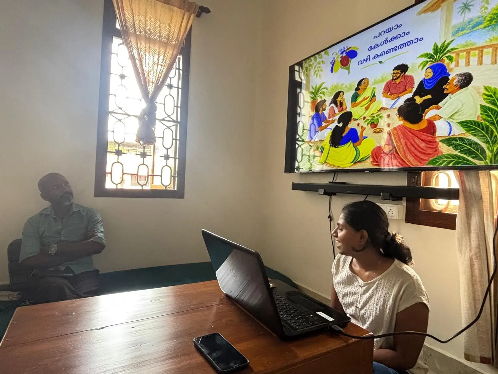 Malarvattam: Making Space to Share