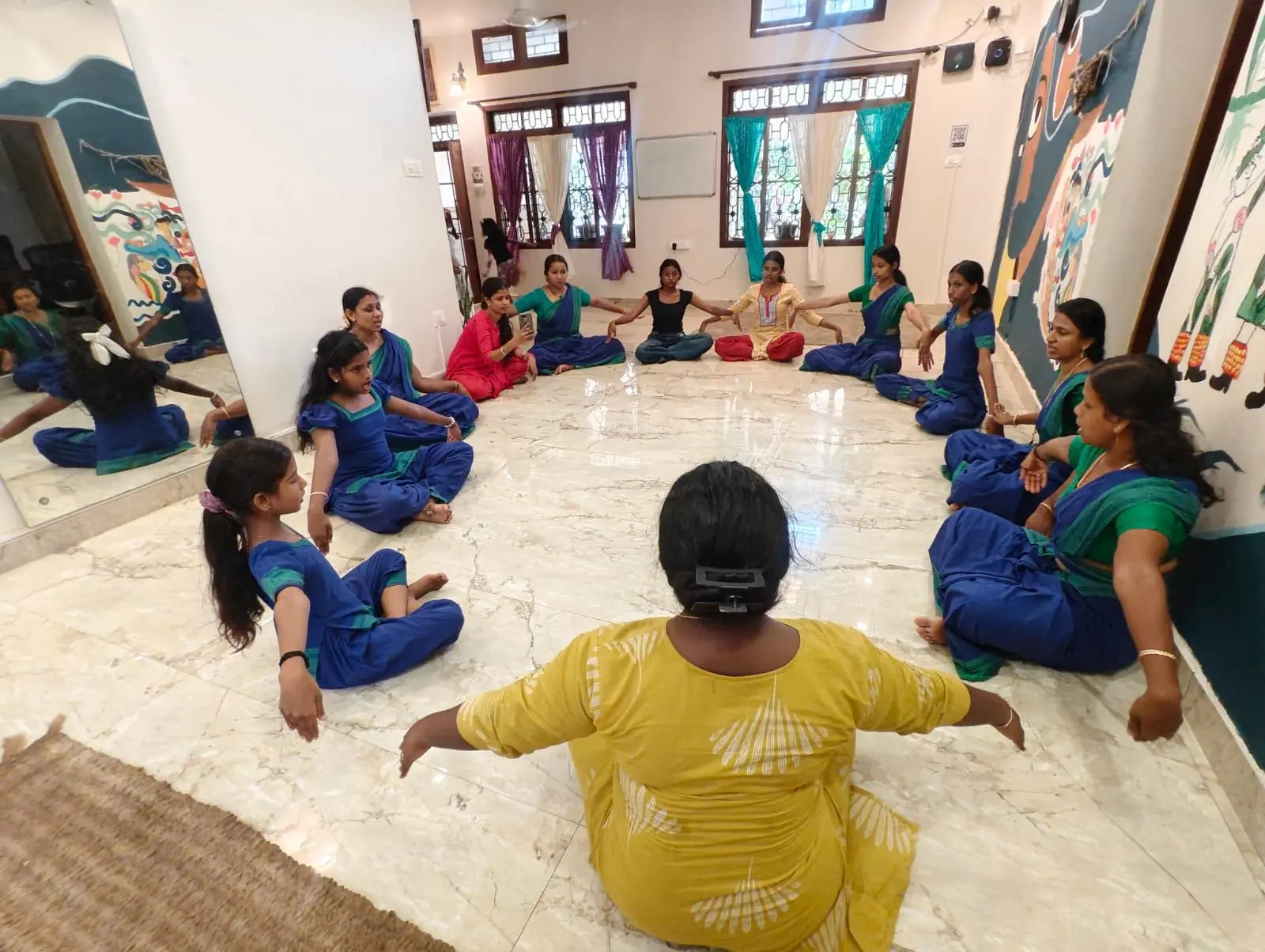 Aparna's introduction of Mudras and Sanskrit