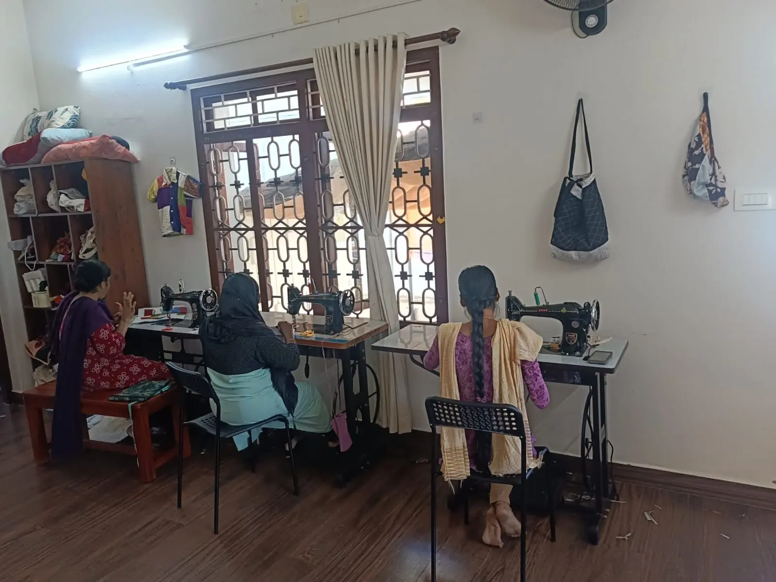 After the Storm: Unwinding with Fabric Sorting and Slow Kantha Craft